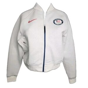 Nike USA 2020 Tokyo Olympics Media Day Full-Zip Jacket CK4567-100 Women's Used